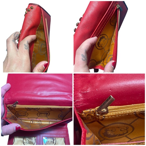 Betty Boop Large Zip Around Wallet & Checkbook Holder - Picture 10 of 14